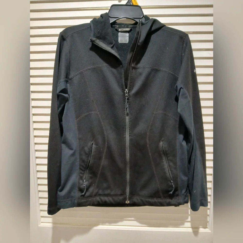 Columbia Black  Zip-Up Jacket Size SMALL